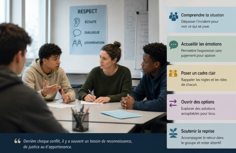 Quand les tensions entre apprenants s’invitent dans la formation en alternance