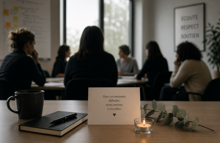 Quand un événement intime vient bouleverser un collectif de travail